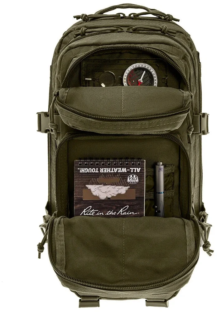 Kuprinė Mil-tec Assault lazerinis Cut SM, coyote, smelio spalvos,20L