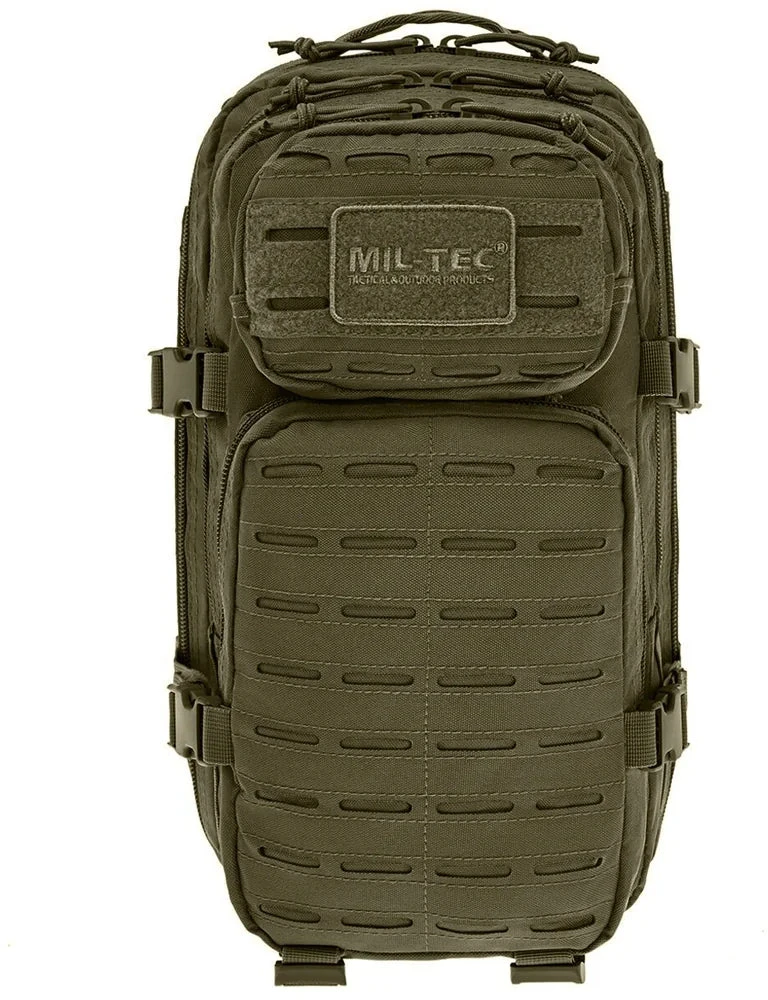 Kuprinė Mil-tec Assault lazerinis Cut SM, coyote, smelio spalvos,20L
