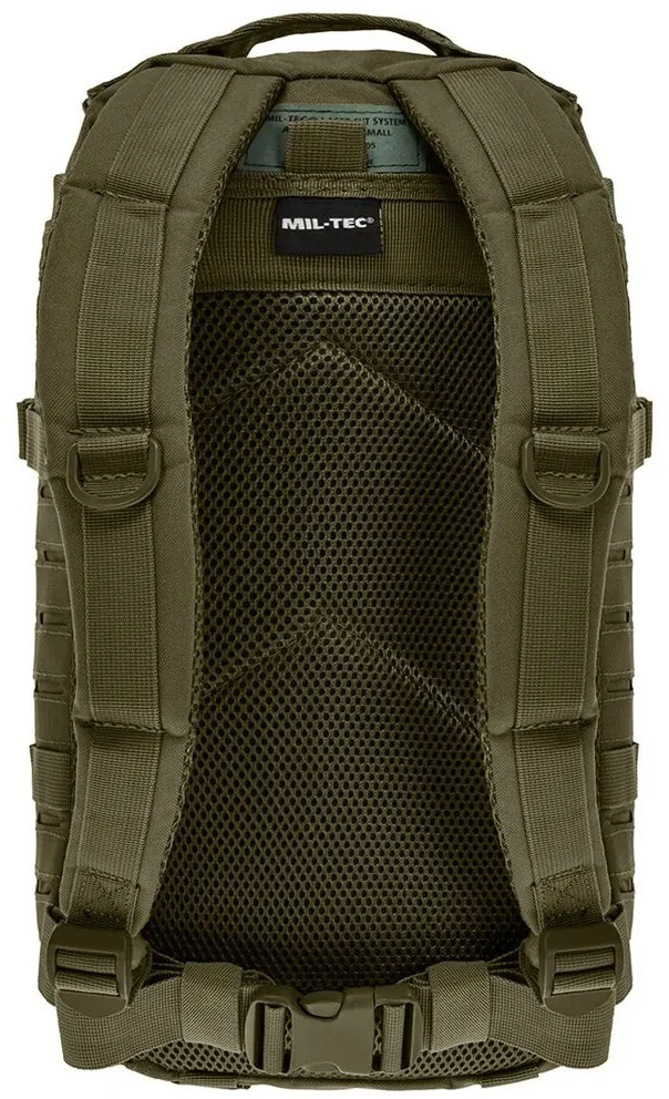 Kuprinė Mil-tec Assault lazerinis Cut SM, coyote, smelio spalvos,20L