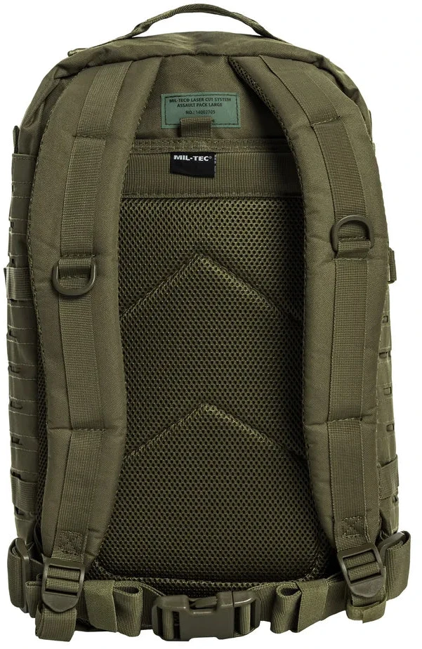 Mil-Tec US Juodas LASER CUT ASAULT BACKPACK LG