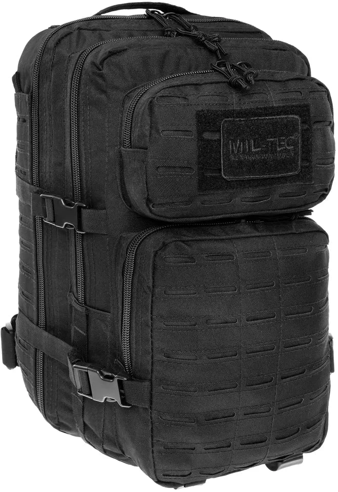 Mil-Tec US Juodas LASER CUT ASAULT BACKPACK LG