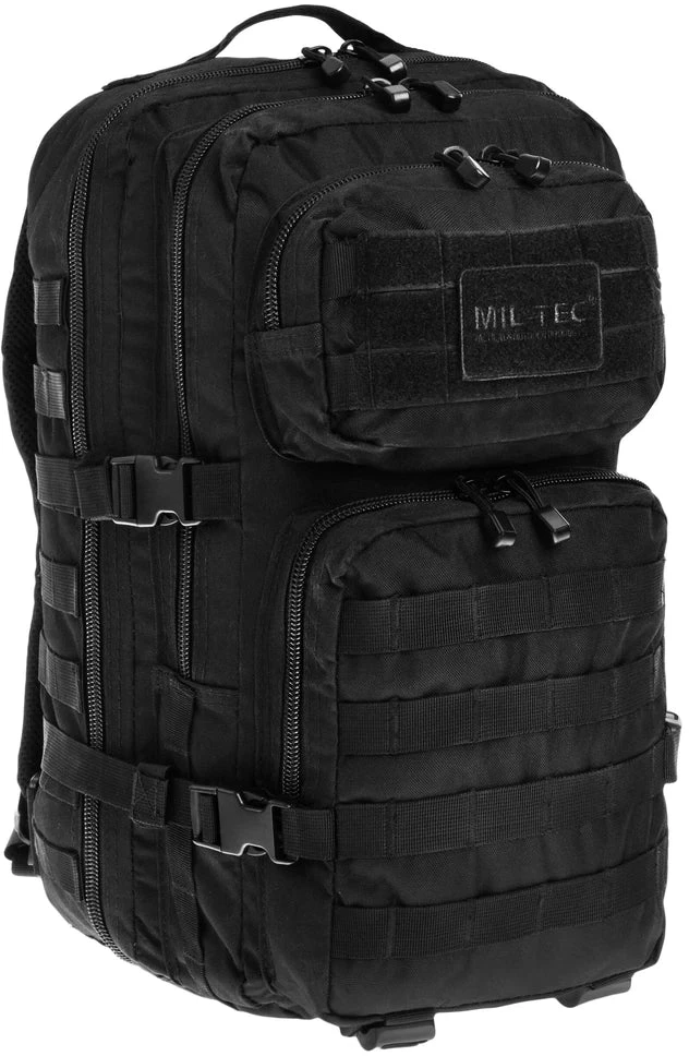 Kuprinė Mil-tec Assault LG, juodos spalvos, 36L