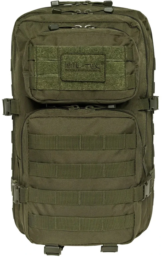 Kuprinė Mil-tec Assault LG, žalios spalvos 36 L