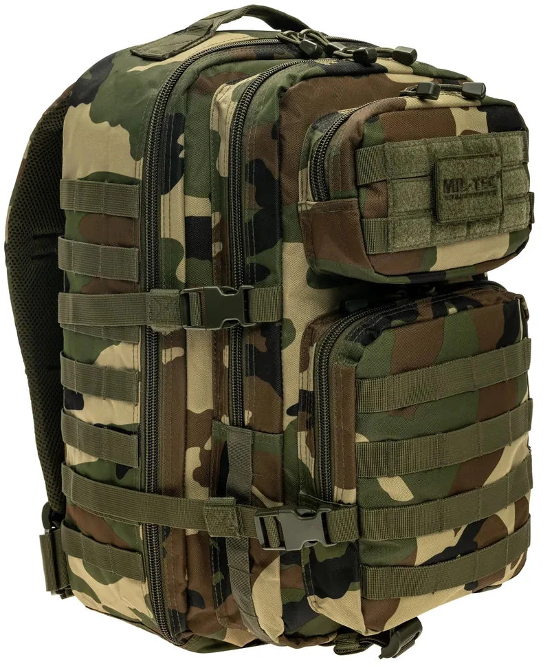 Kuprinė Mil-tec Assault LG, woodland 36 L