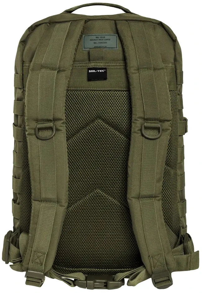 Kuprinė Mil-tec Assault LG, woodland 36 L
