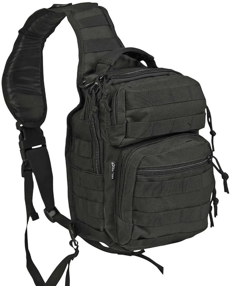 Mil-Tec Juodas ONE STRAP ASAULT PACK MAZAS