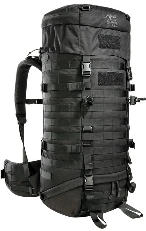 Taktinė kuprinė Tasmanian Tiger Base Pack 52-65 L - juoda