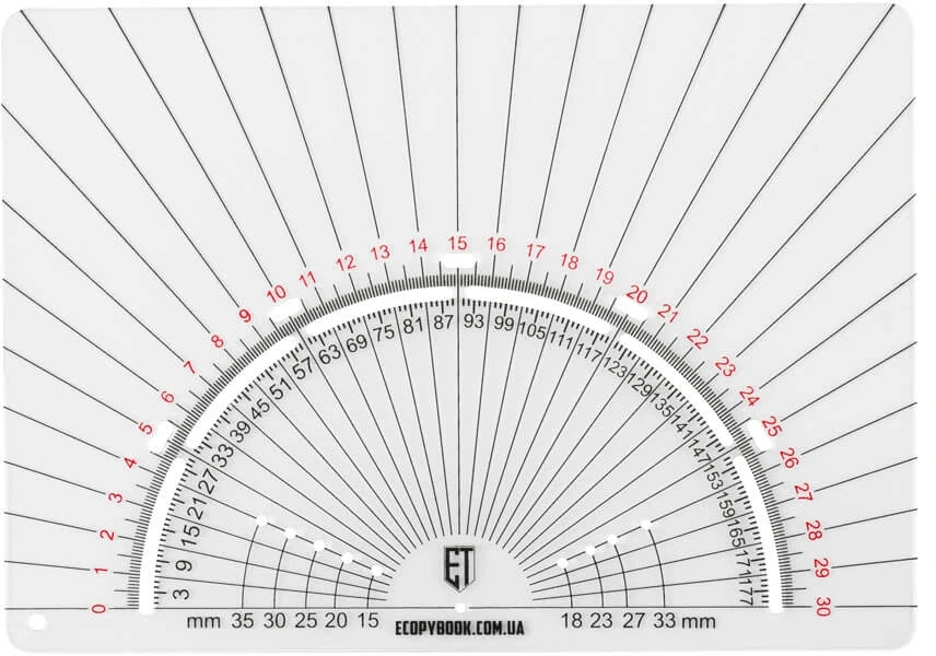 M-Tac Ecopybook Tactical Protractor PR-R Matlankis