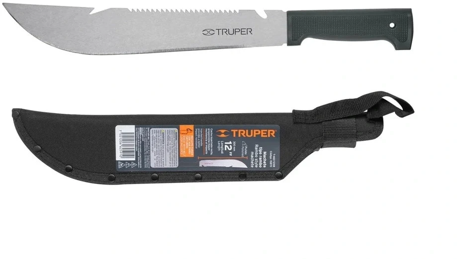 Krūmų mačetė Truper T-460-12XB, 30 cm, su dėklu