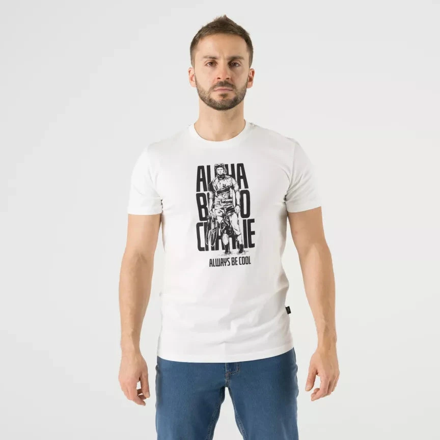 Marškinėliai Helikon-Tex ABC Alfa Bravo Charlie, Mid Pilkas Melange