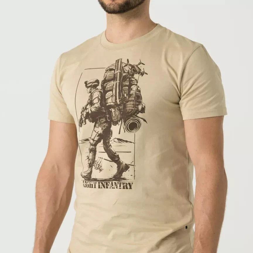 Marškinėliai Helikon-Tex Light infantry, Khaki