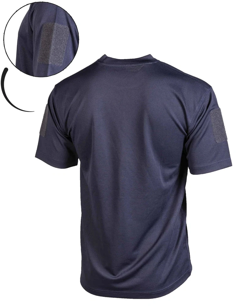 Marškinėliai Mil-Tec Quick Dry, Juoda