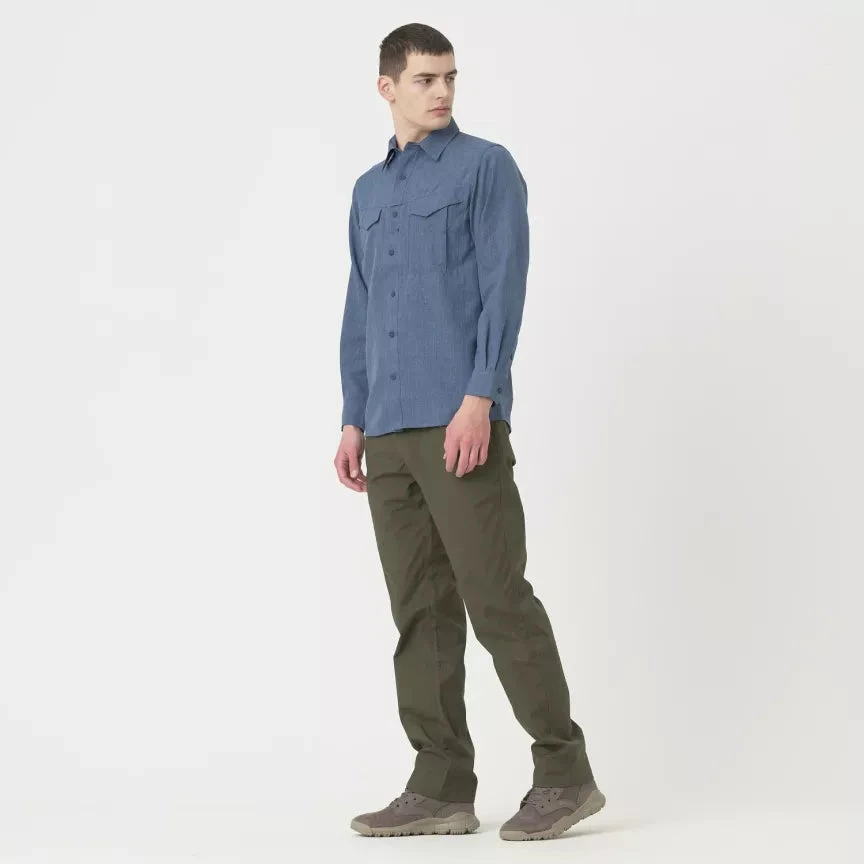 Marškiniai Helikon-Tex Defender Mk2 Gentleman®, Melange Juodas-Pilkas