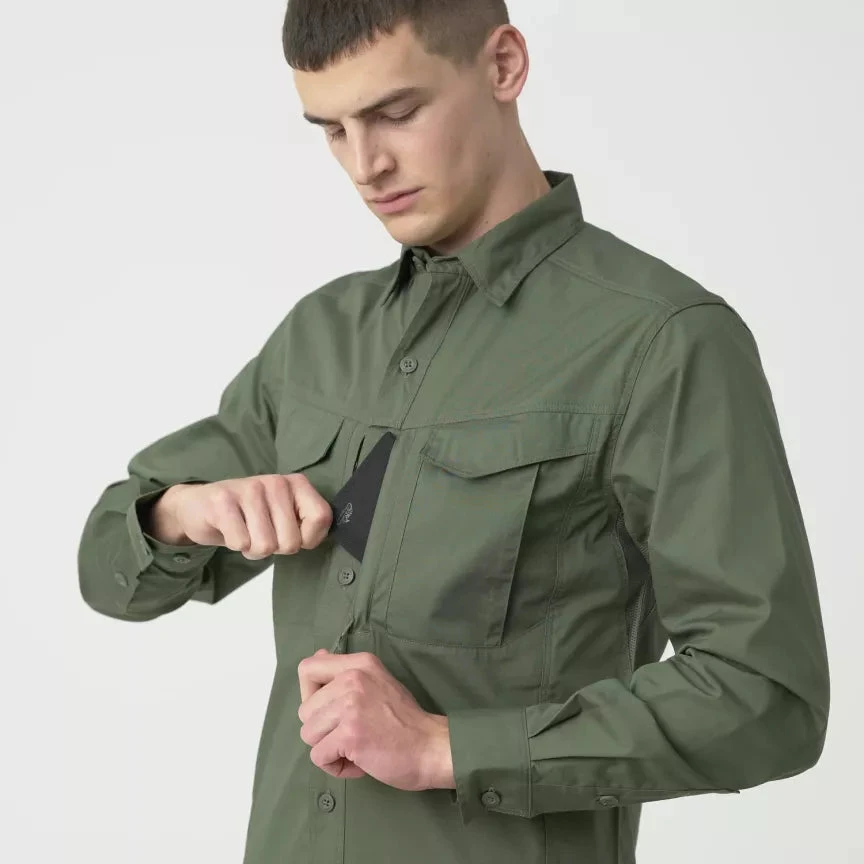 Marškiniai Helikon-Tex Defender Mk2®, Olive Žalias