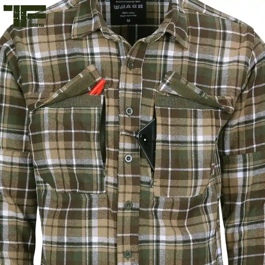 Marškiniai TF-2215 Flannel Contractor