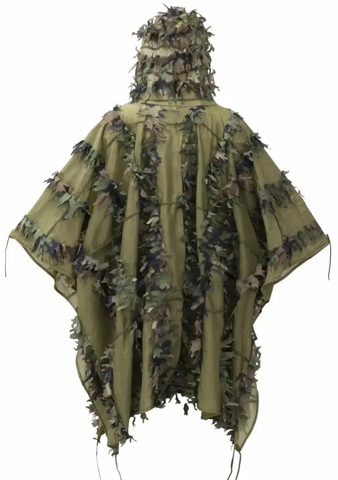 Maskuojantis kostiumas Helikon-Tex Leaf Ghillie Poncho® - US Woodland