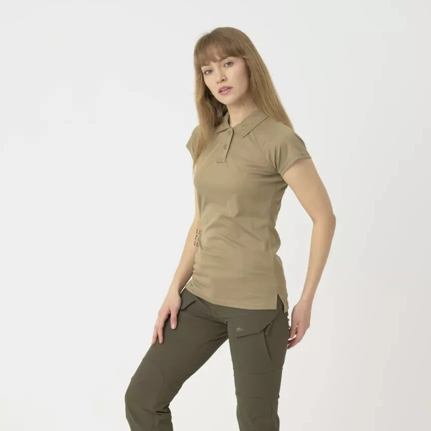 Moteriški polo marškinėliai Helikon-Tex TopCool Lite, Shadow Pilkas