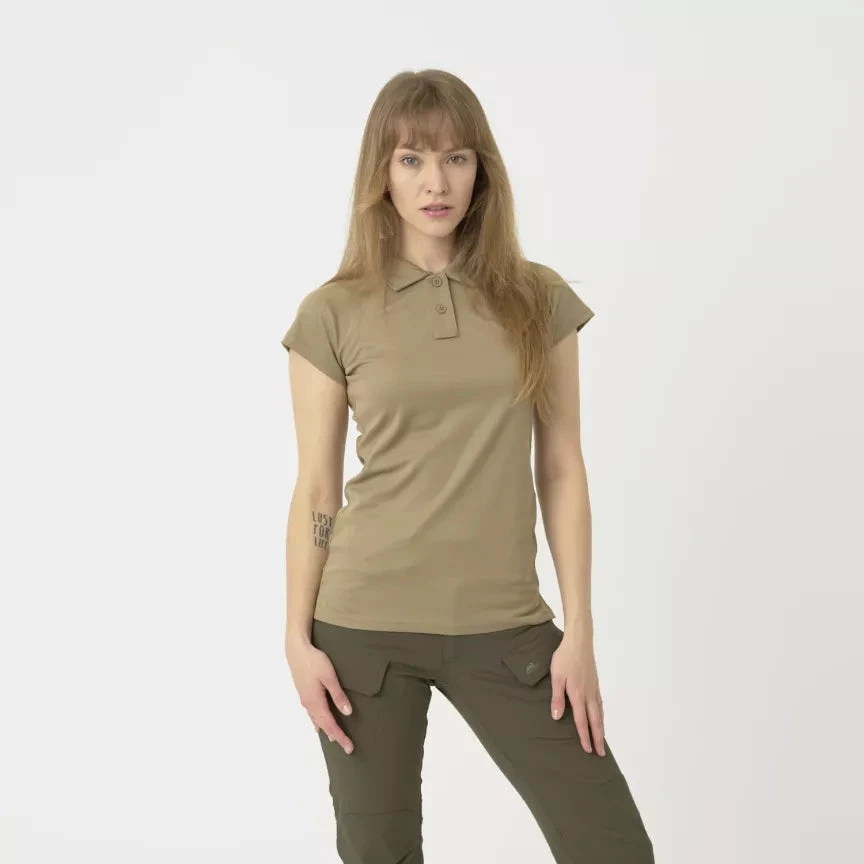 Moteriški polo marškinėliai Helikon-Tex TopCool Lite, Shadow Pilkas