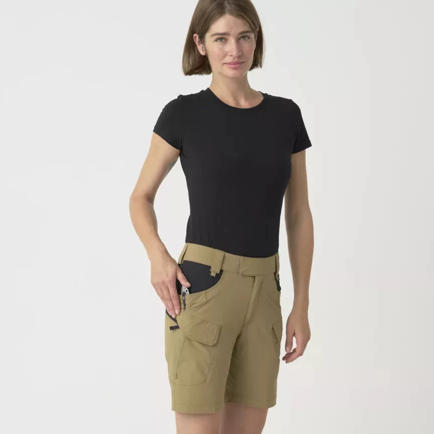 Moteriški šortai Helikon-Tex OTP 8'5", Khaki / Juoda