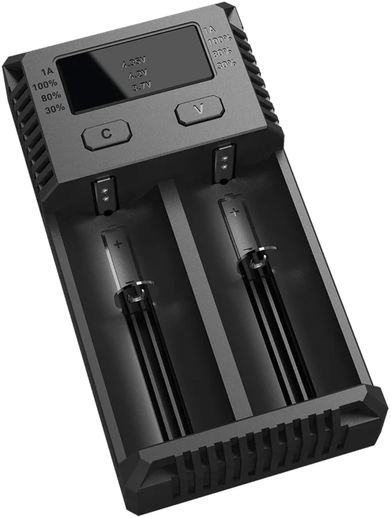Nitecore New I2 Intellicharger Baterijų Įkroviklis