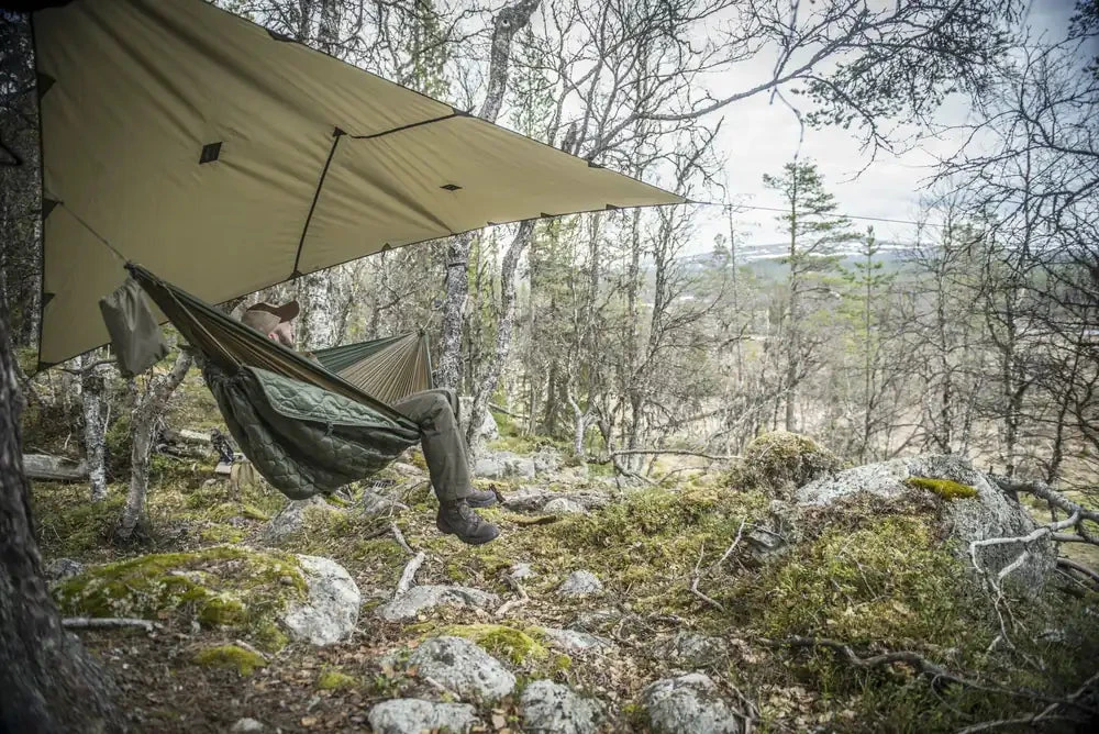 Palapinsiaustė Helikon-Tex Supertarp Small®, Juoda