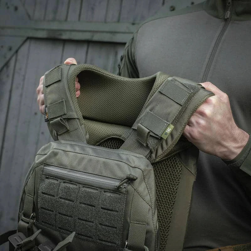 Pečių paminkštinimas M-Tac Cuirass QRS šarvinei liemenei, Juoda