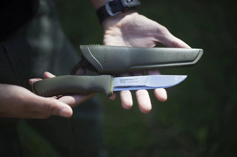 Morakniv Bushcraft Forest peilis, nerūdijančio plieno geležtė
