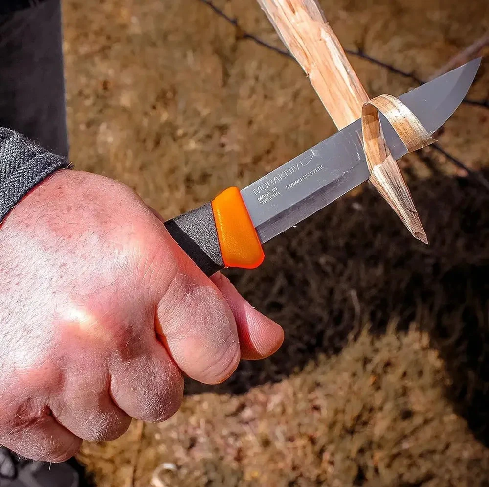 Morakniv® Companion (S) peilis, juodas, nerūdijantis plienas