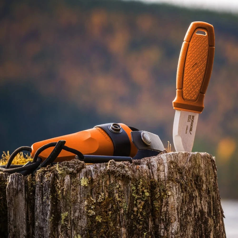 Peilis Morakniv® Eldris Raudona, su ugnies skeltuvu