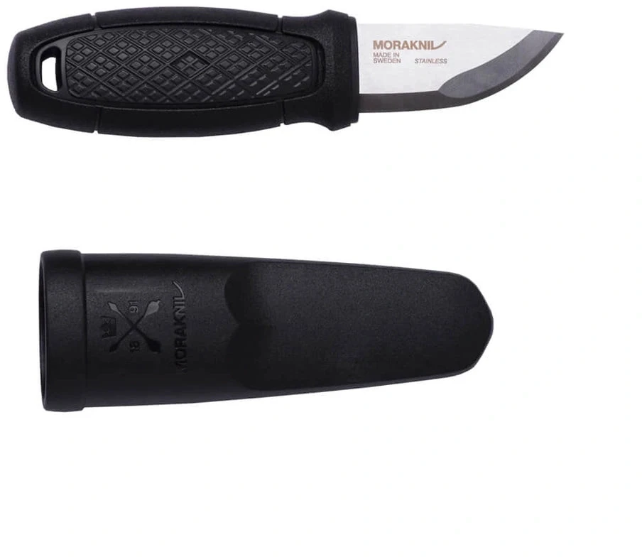 Morakniv Eldris su ugnies įkūrimo rinkiniu (S) juodas