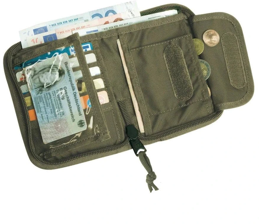 Piniginė Tasmanian Tiger RFID Block, Juoda