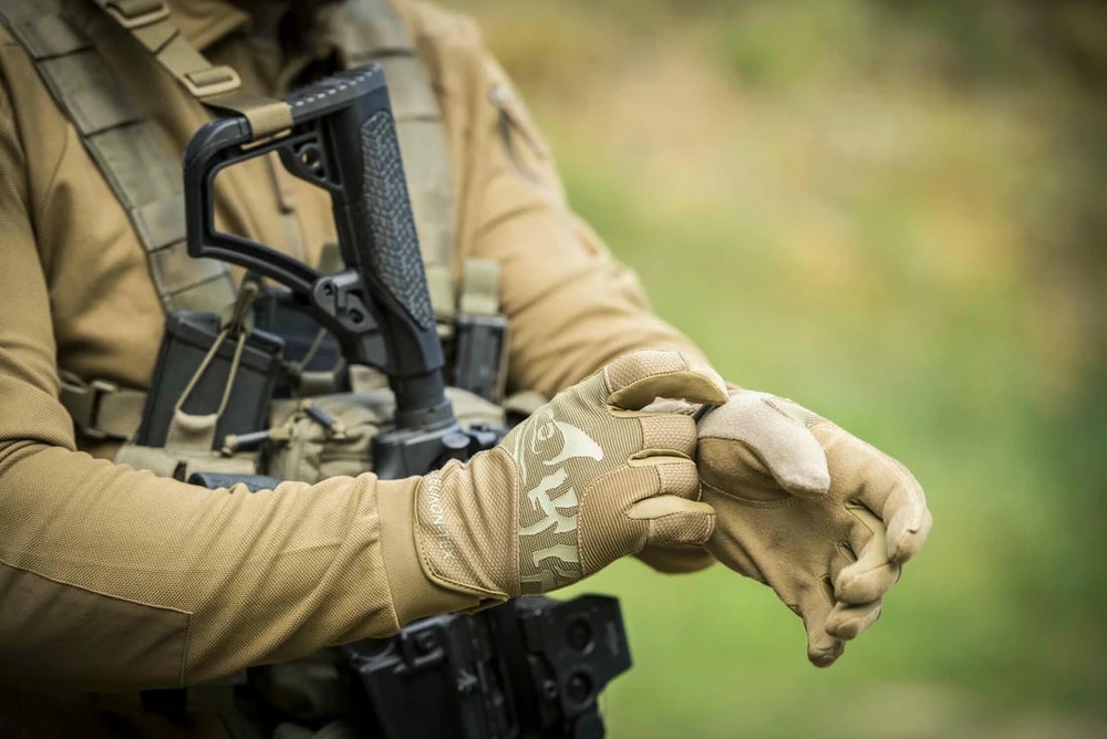 Pirštinės Helikon-Tex All Round Fit, Coyote / Adaptive Žalias
