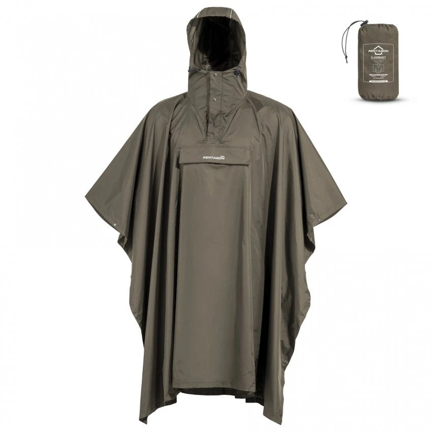 Pončas nuo lietaus Pentagon Cloudburst, RAL7013