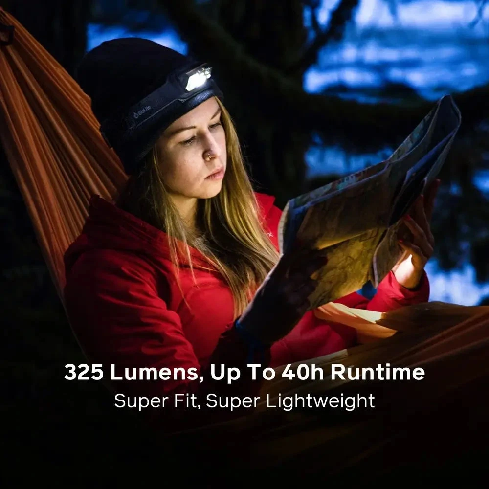 Prožektorius BioLite HeadLamp 325, Pilka