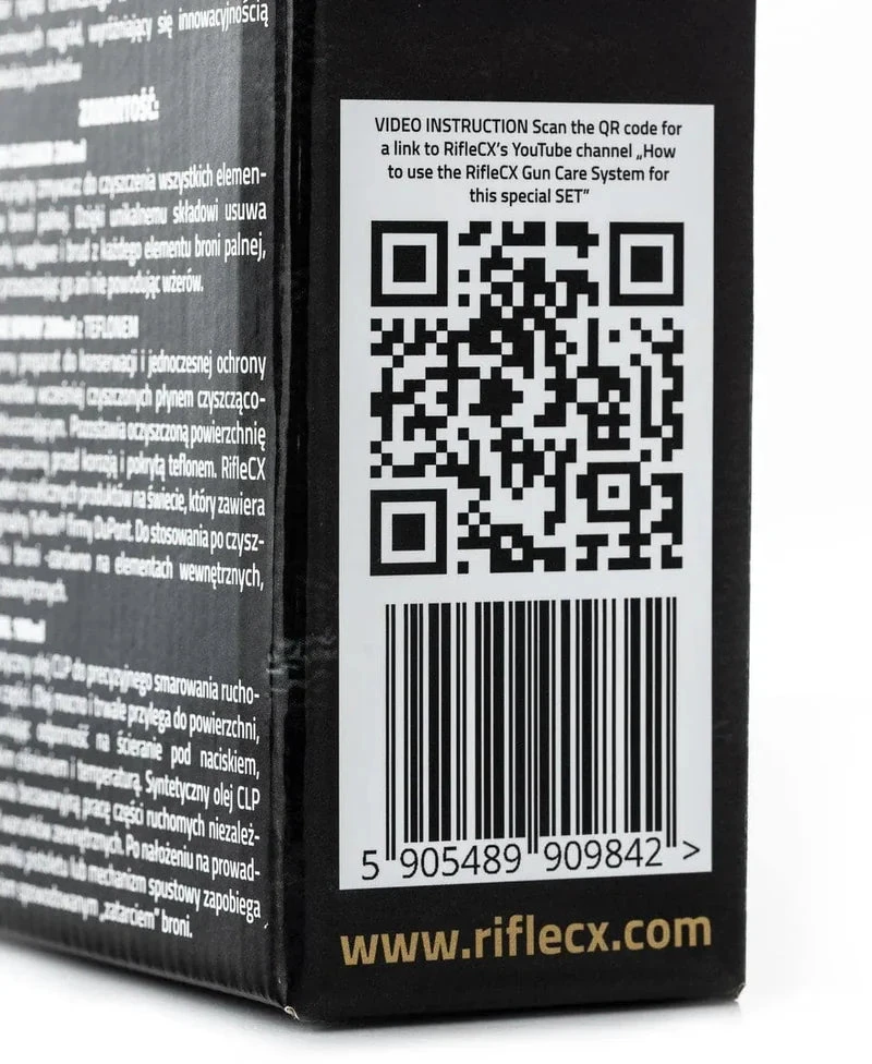 RifleCX ginklo priežiūros rinkinys (Pocket Kit)