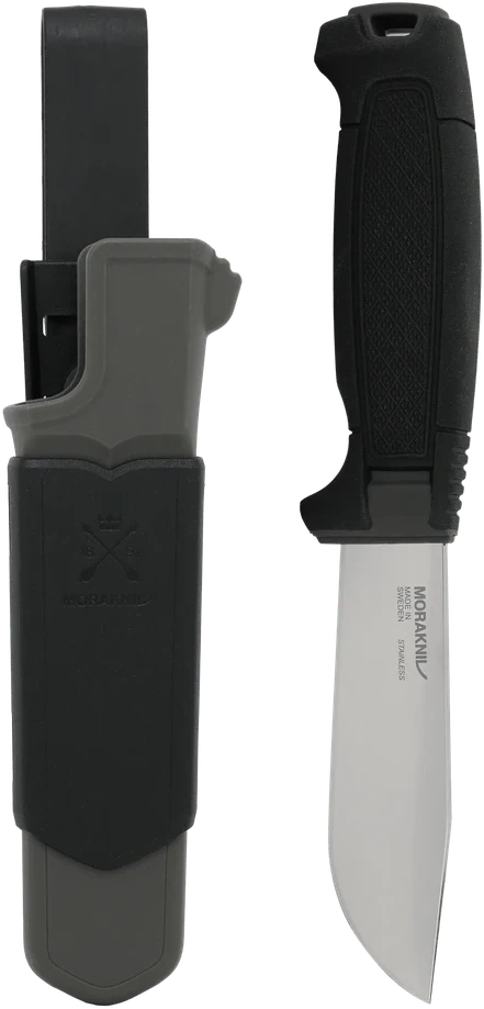 Stovyklavimo peilis Morakniv Amberg Fullflat (S) Juodas Skies