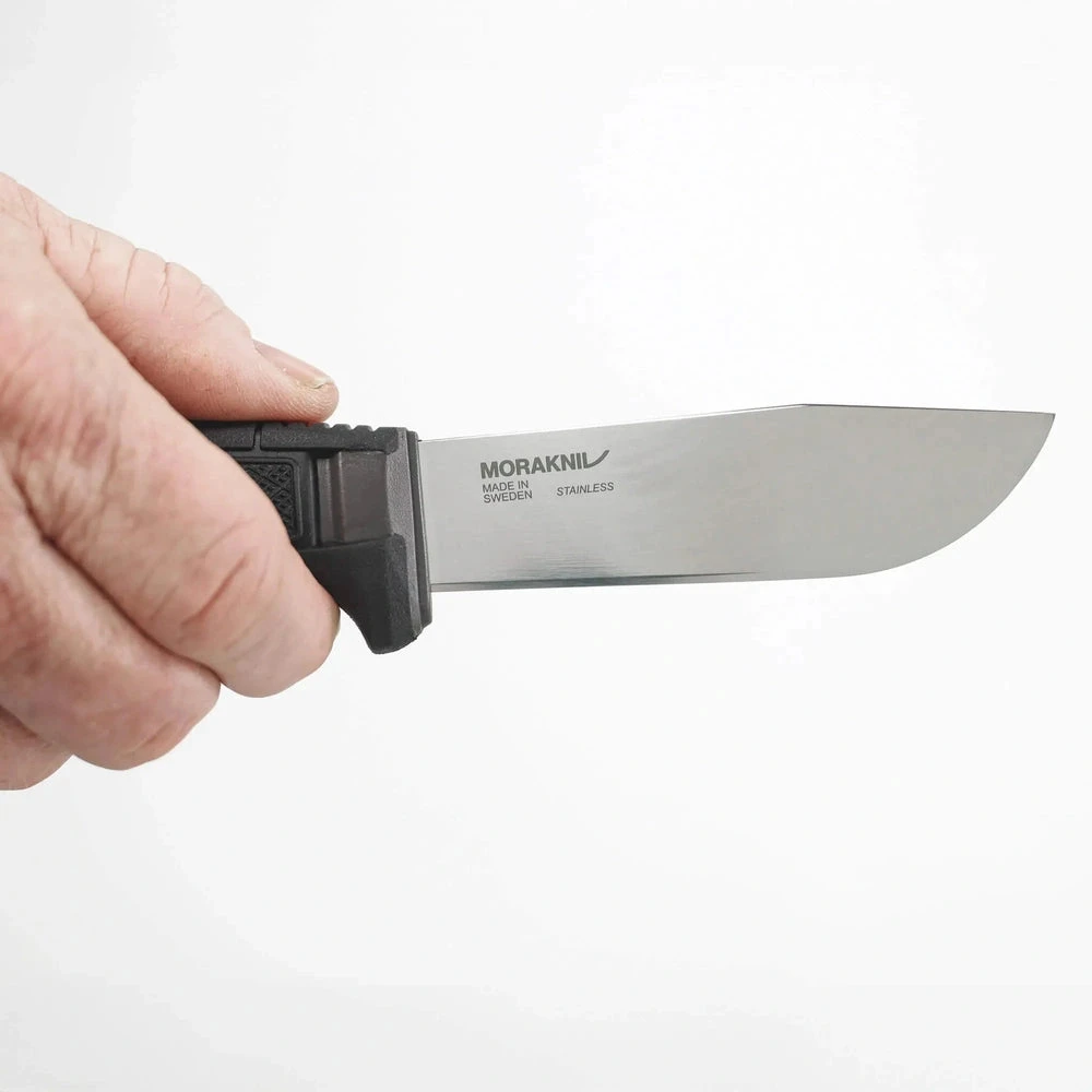 Stovyklavimo peilis Morakniv Amberg Fullflat (S) Juodas Skies