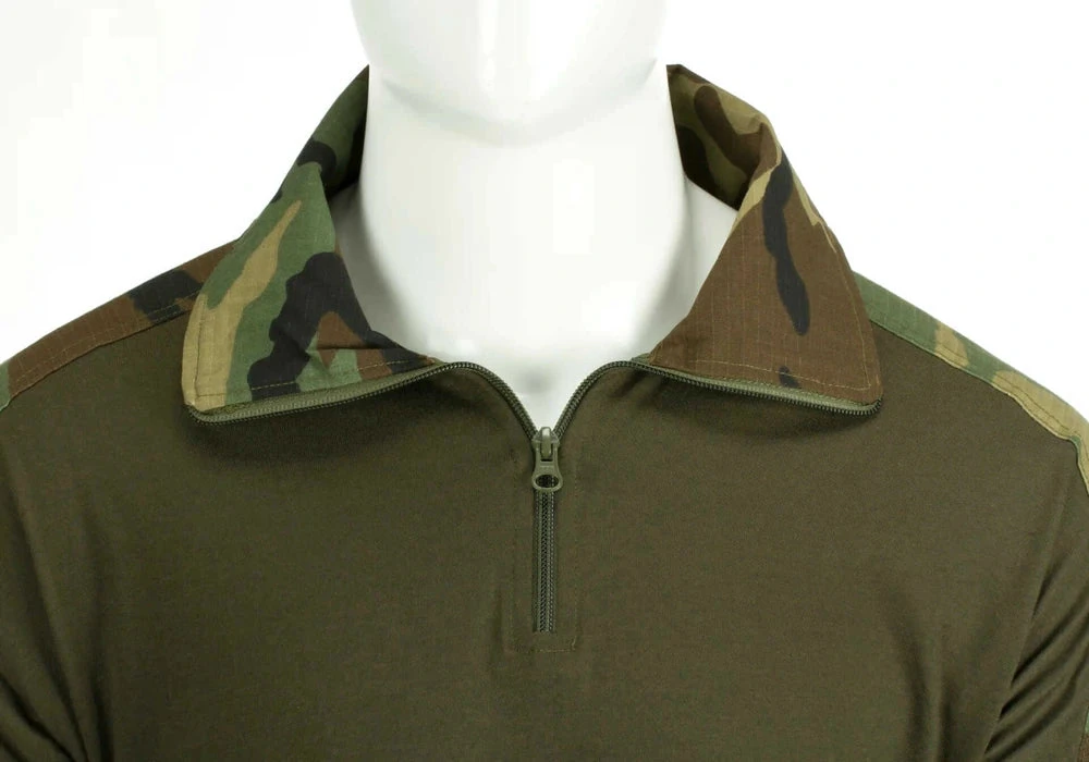 Taktiniai marškiniai Invader Gear Combat Shirt, Woodland