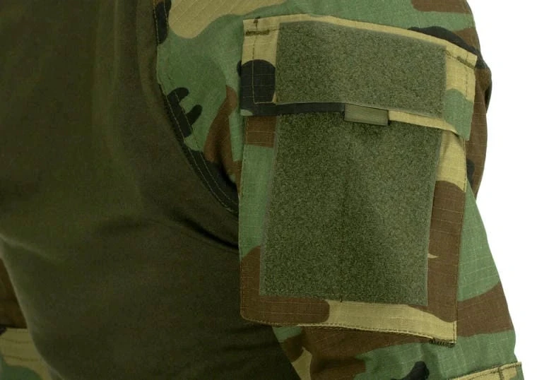 Taktiniai marškiniai Invader Gear Combat Shirt, Woodland