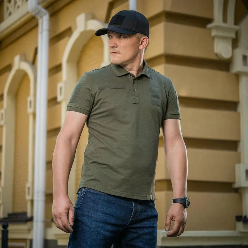 Taktiniai polo marškinėliai M-Tac 65/35, Army Olive