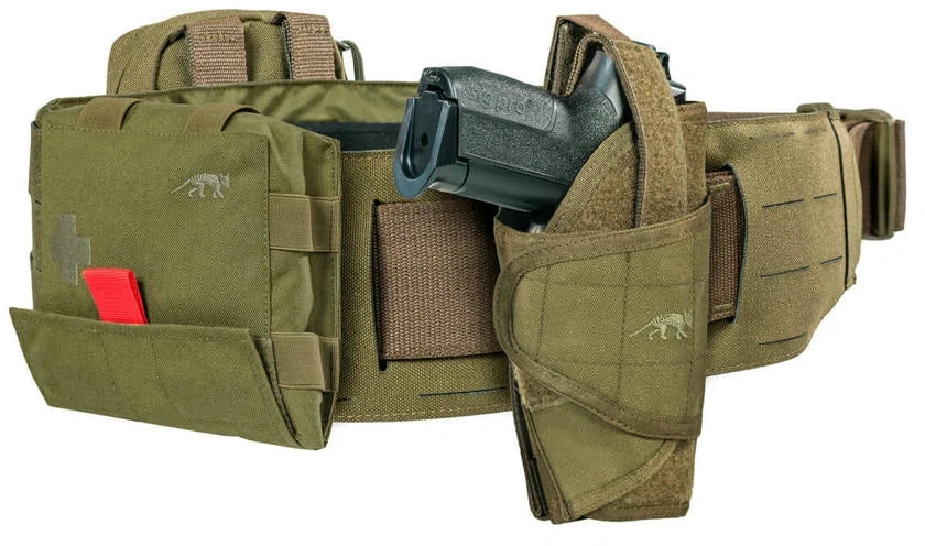 Taktinis diržas Tasmanian Tiger Warrior Belt LC, Olive Žalias