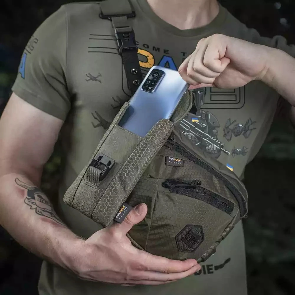Dėklas mobiliajam telefonui M-Tac Elite Large MultiCam/Coyote