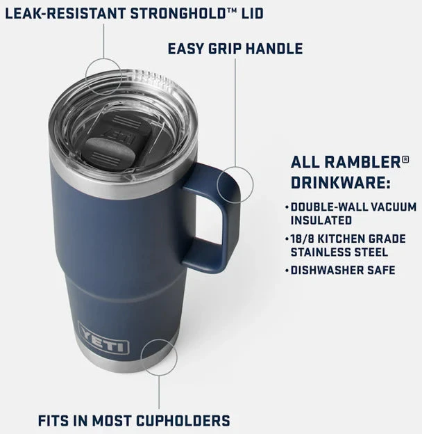 Termo puodelis YETI Rambler® Travel Mug