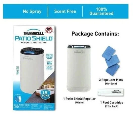 Thermacell uodų repelentas terasai Patio Shield