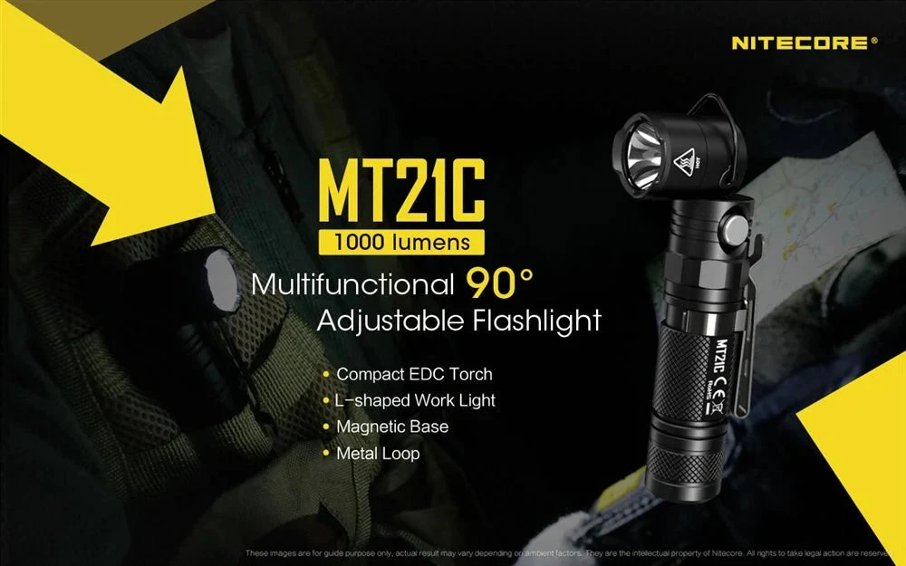 Žibintuvėlis Nitecore MT21C 1000lm