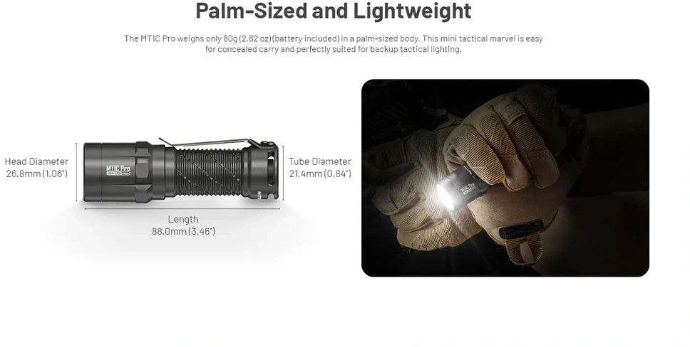 Nitecore Žibintuvėlis MT1C PRO