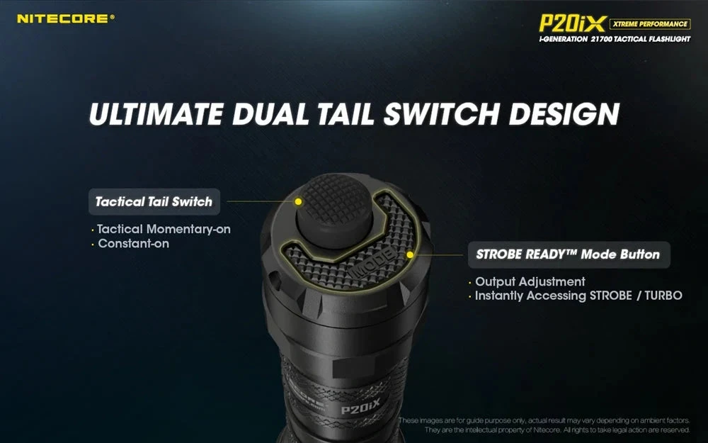 Žibintuvėlis Nitecore P20iX, 4000lm.
