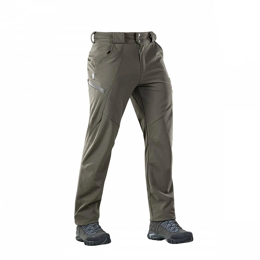 Žieminės kelnės M-Tac Soft Shell Winter, Juoda