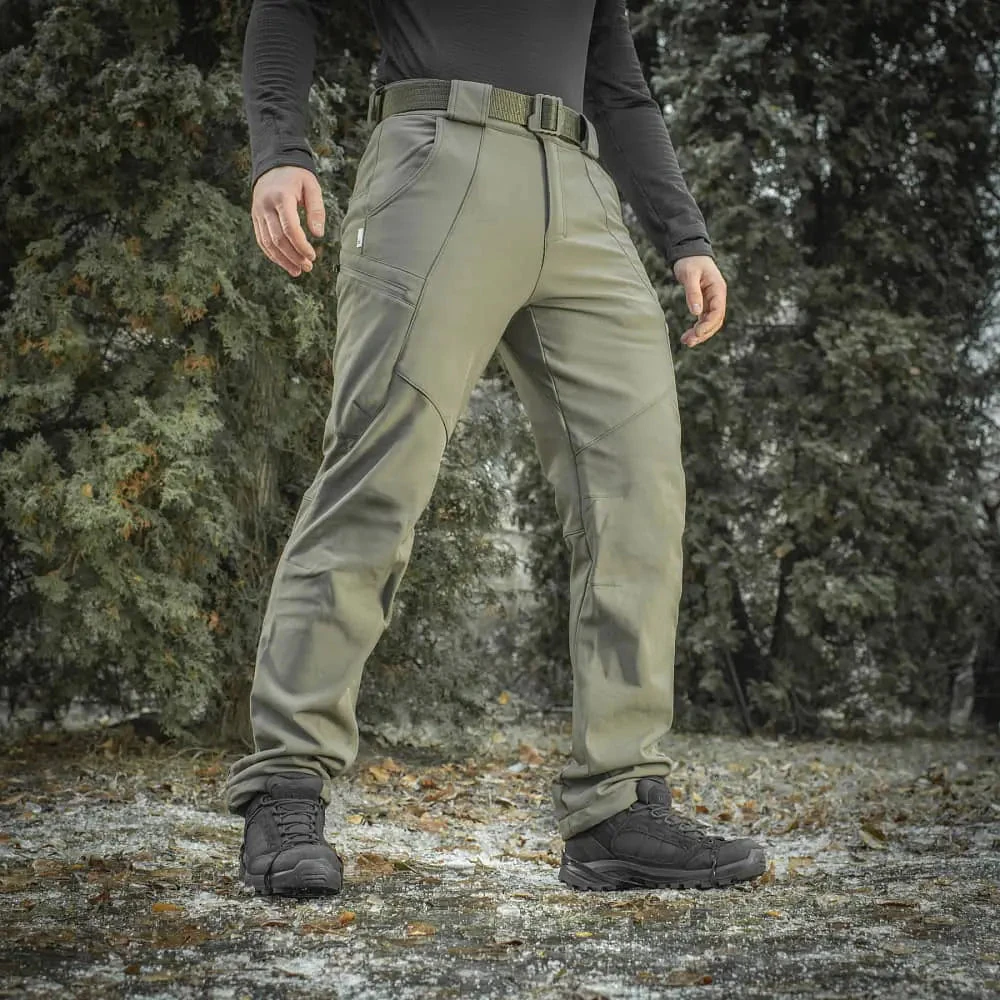 Žieminės kelnės M-Tac Soft Shell Winter, Juoda