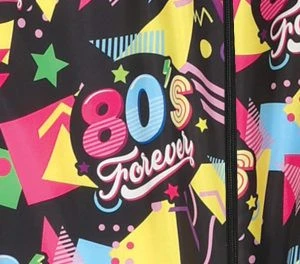 80-ųjų stiliaus sportinis kostiumas suaugusiems